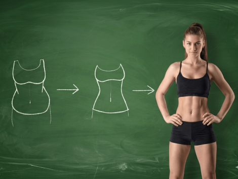 mulher que emagreceu